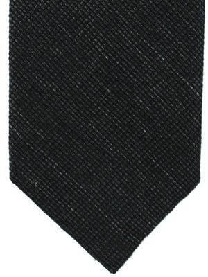 Tom Ford Tie Dark Blue Black Micro Check Hand Made In Italy