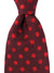Tom Ford Tie Burgundy Red Polka Dots Hand Made In Italy