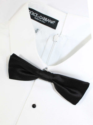 Dolce & Gabbana Tuxedo Shirt White 38 - 15 Slim Fit REDUCED - SALE
