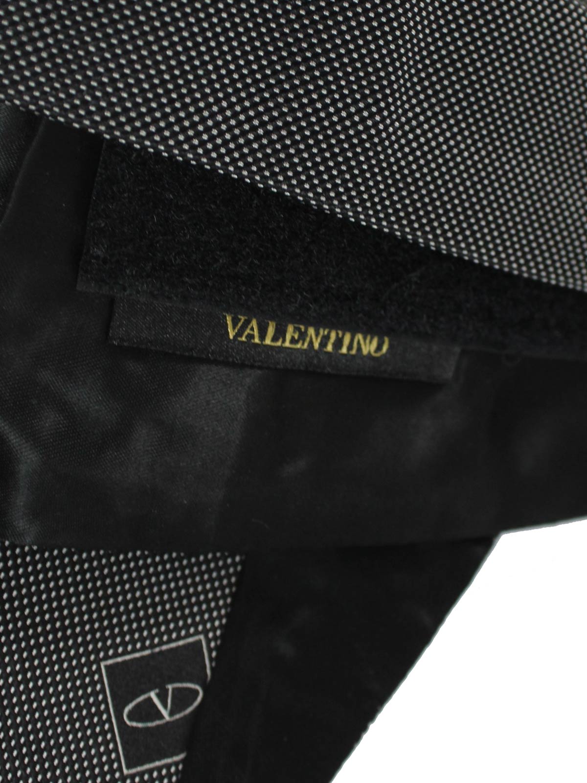 Valentino Silk Cummerbund Black Silver Micro Dots - Tuxedo FINAL SALE