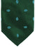 Massimo Valeri Extra Long Tie Green Aqua Paisley Hand Made In Italy