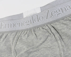 Ermenegildo Zegna Boxer Briefs Gray Men Underwear 2 Pack Stretch Cotton XL
