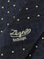 Ermenegildo Zegna Tie Black Midnight Blue Silver Dots - Trecapi
