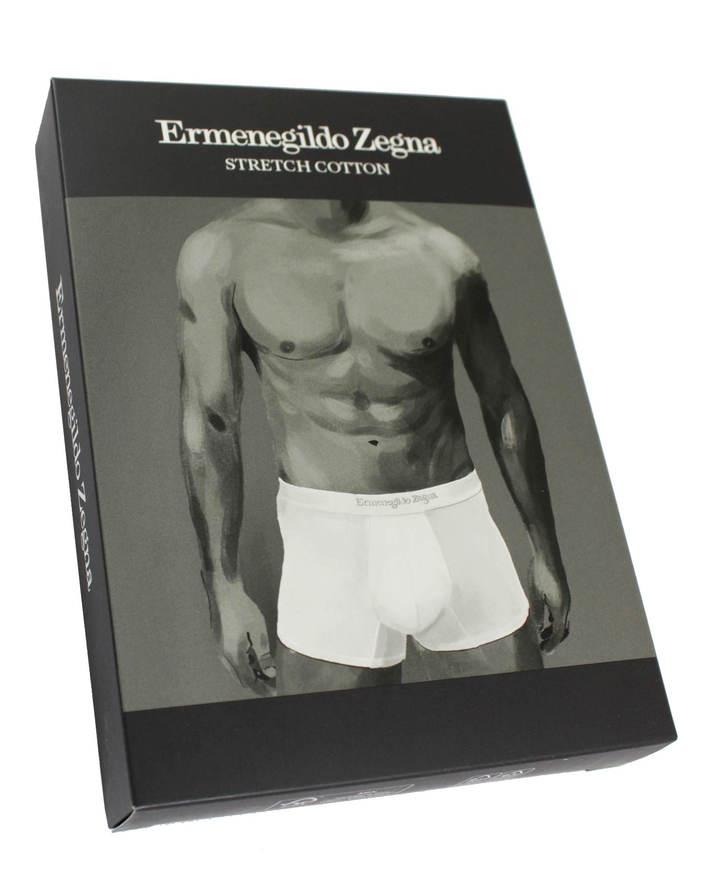 Ermenegildo Zegna Boxer Brief Black Men Underwear Stretch Cotton XXL - Tie  Deals