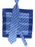 Zilli Tie & Matching Pocket Square Set Blue Geometric