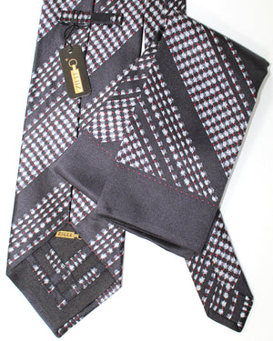 Zilli authentic Tie & Matching Pocket Square Set 