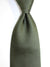 Zilli Tie Dark Forest Green Solid Design - Wide Necktie