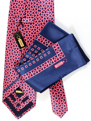 Zilli silk Extra Long Tie & Pocket Square Set 