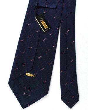Zilli silk Extra Long Necktie Hand Made In Italy