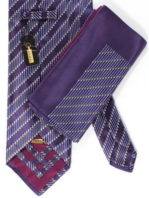 Zilli Tie & Matching Pocket Square Set 