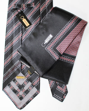 Zilli Tie & Matching Pocket Square Set 