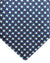 Zilli Silk Tie Black Blue Silver Geometric Design - Wide Necktie