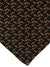 Zilli Silk Tie Black Orange Red Geometric - Wide Necktie