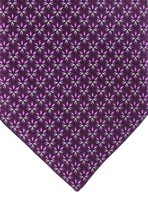 Zilli Extra Long Tie Purple Floral