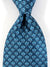 Zilli Extra Long Tie Dark Turquoise Floral